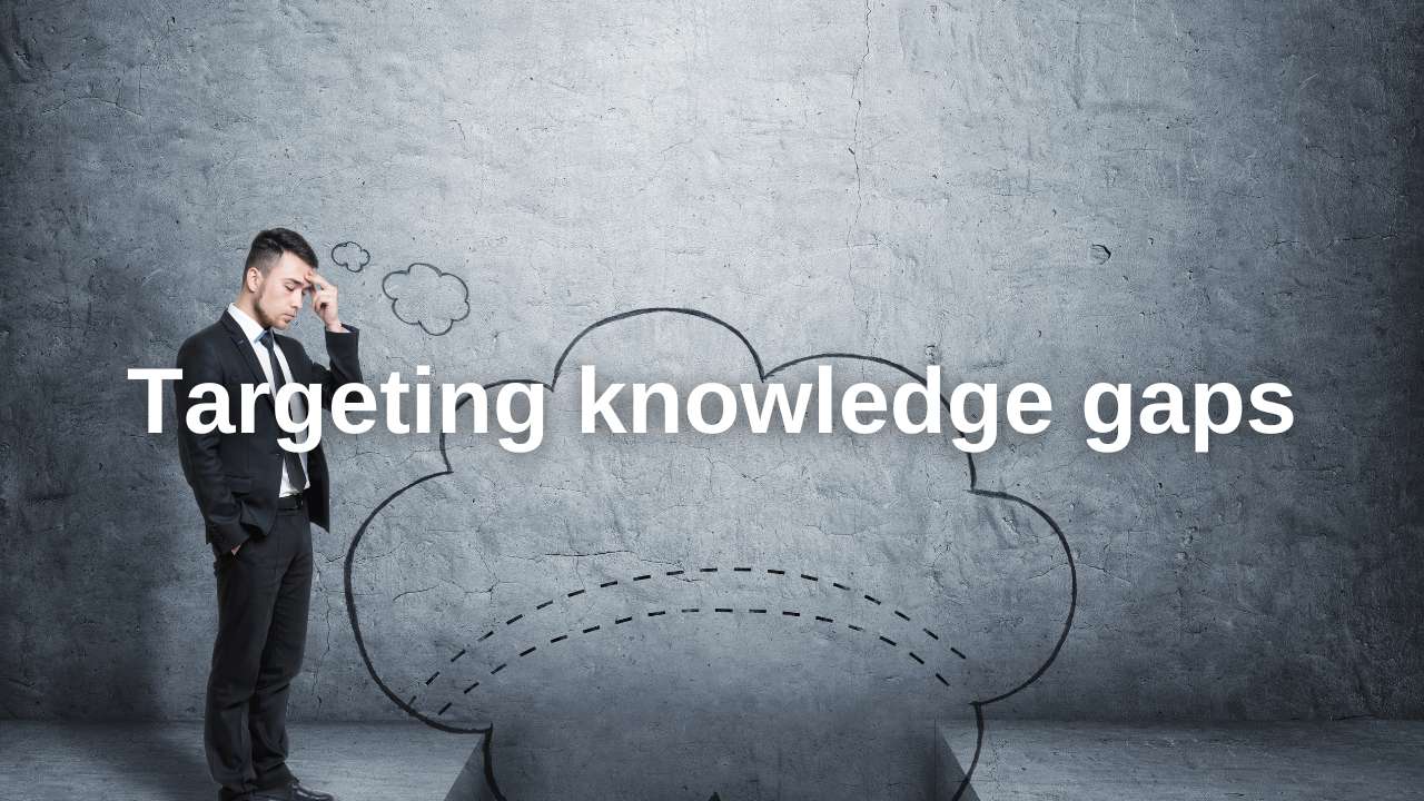targeting knowledge gaps - how to use practice questions to focus your study